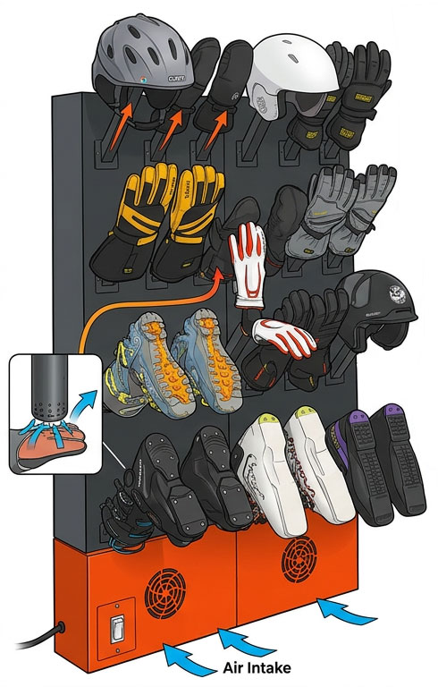 gear dryer specs